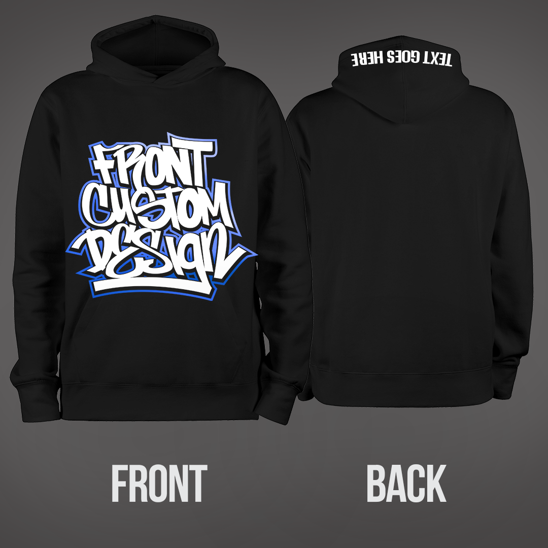 Custom Hoodie Basic (One Side, and Hood) - Main Image