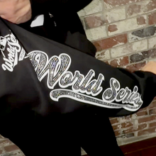 Load image into Gallery viewer, Dodgers Championship Drip Hoodie – Custom Rhinestone Chain Edition
