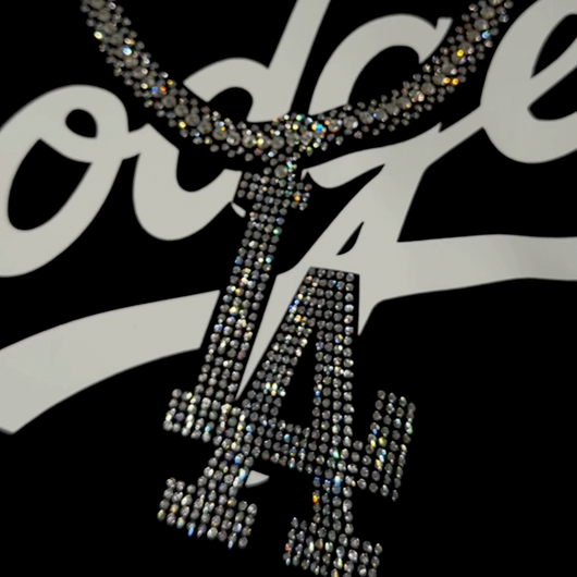Dodger Chain Rhinestone Hoodie