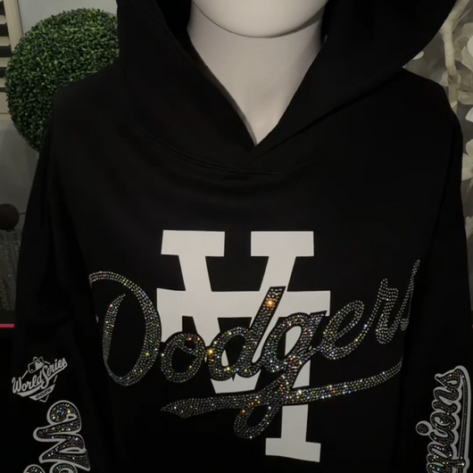 Dodgers 2025 World Series Champions – Blinged Out Limited Edition Hoodie